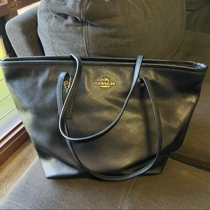 Coach Black Tote Purse